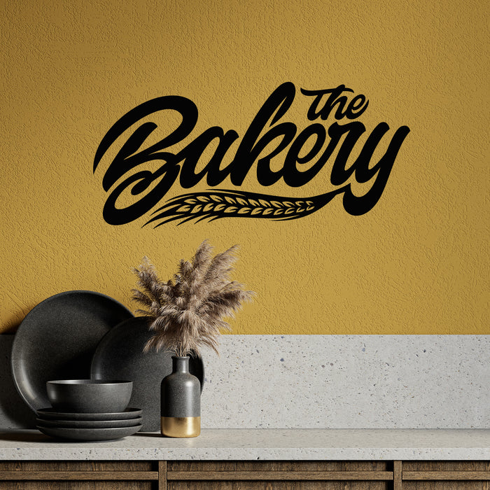 Vinyl Wall Decal Home Made Bakery Logo Baker Cooking Stickers Mural (g9330)