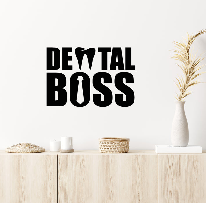 Vinyl Wall Decal Dental Boss Stomatology Dentist Clinic Tooth Stickers Mural (g8543)