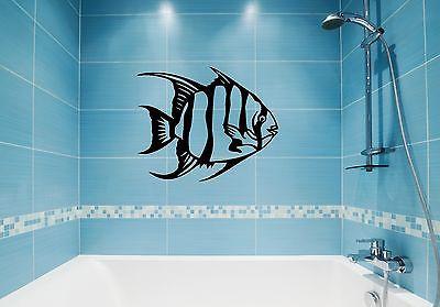 Wall Stickers Vinyl Decal Fish Ocean Marine Decor for Bathroom (ig908)