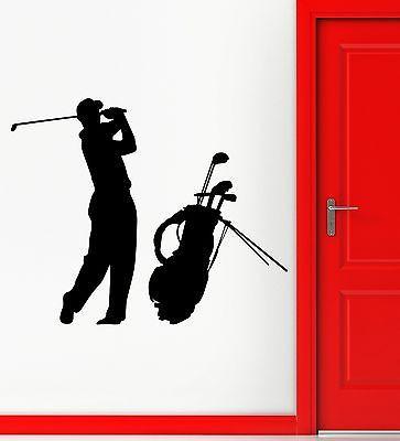Golf Vinyl Decal Player English Sports Fan Wall Stickers Unique Gift (ig2324)