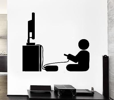 Wall Decal Gamer Video Game Room Decor For Living Room Unique Gift (z2764)