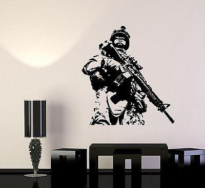 Wall Vinyl US Soldier Marine Army Military Guaranteed Quality Decal Unique Gift (z3428)