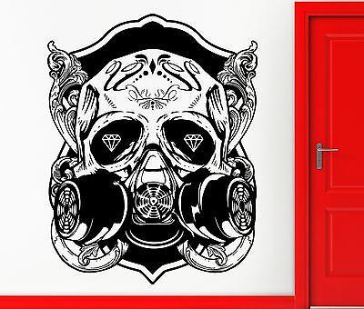 Wall Stickers Vinyl Decal Skull Scary Cool Gothic Decor Rock`n`Roll Unique Gift (z2345)