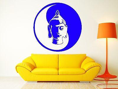 Wall Decal Buddha Buddhism Yoga Om Cool Art For Living Room Unique Gift (z2624)