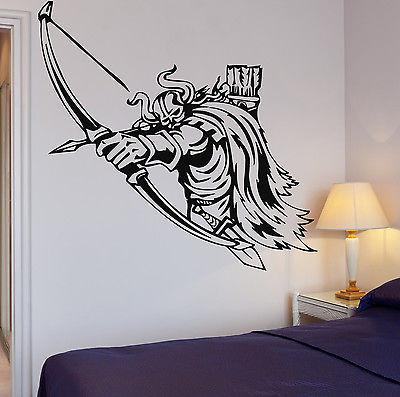 Wall Decal Viking Archer Warrior Soldier Military Cool Decor Unique Gift z2667