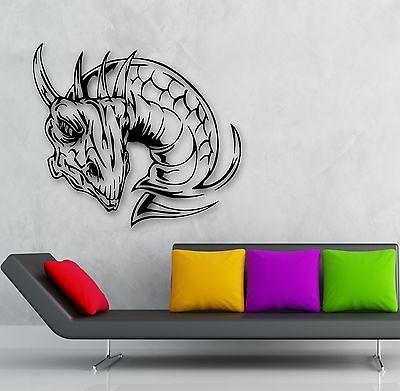 Wall Stickers Vinyl Decal Dragon Tale Fantasy Cool Kids Room Decor Unique Gift (ig801)