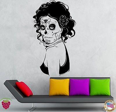 Wall Stickers Vinyl Decal Hot Sexy Zombie Girl Gothic Scary Creepy  Unique Gift (z2146)