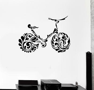 Bike Bicycle Bicycling Patterns Teenager Room Wall Sticker Vinyl Decal Unique Gift (ig2089)