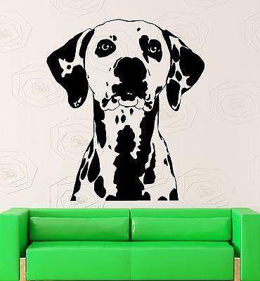 Wall Sticker Decal Dog Animal Pet Dalmatians Great Decor Unique Gift (ig2282)