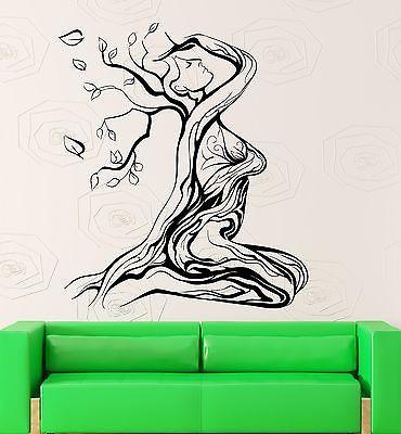 Wall Sticker Vinyl Decal Abstract Beautiful Girl Woman Tree Cool Decor Unique Gift (ig2210)