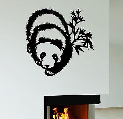 Wall Stickers Panda Animal Bear Kids Room Art Mural Vinyl Decal Unique Gift (ig1954)