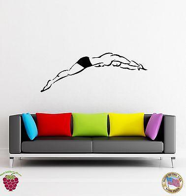 Vinyl Decal Wall Stickers Dive Swimming Water Sport Platform Diving (z1657)