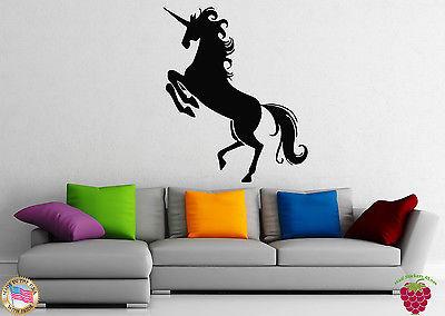 Wall Stickers Vinyl Decal Heraldy Middle Ages Animal Unicorn  Unique Gift z309
