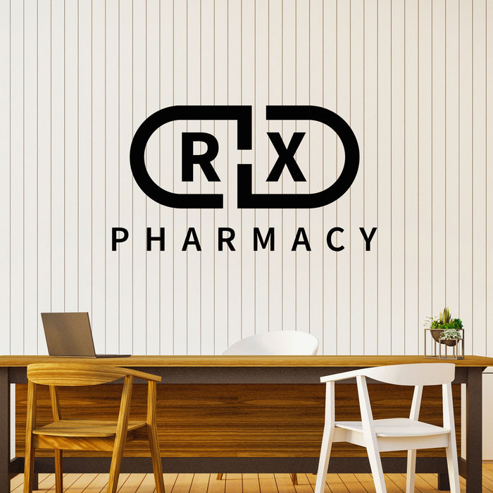 Vinyl Wall Decal Pharmacy Store Health Care Healthcare Chemist's Shop Stickers Mural (g8230)