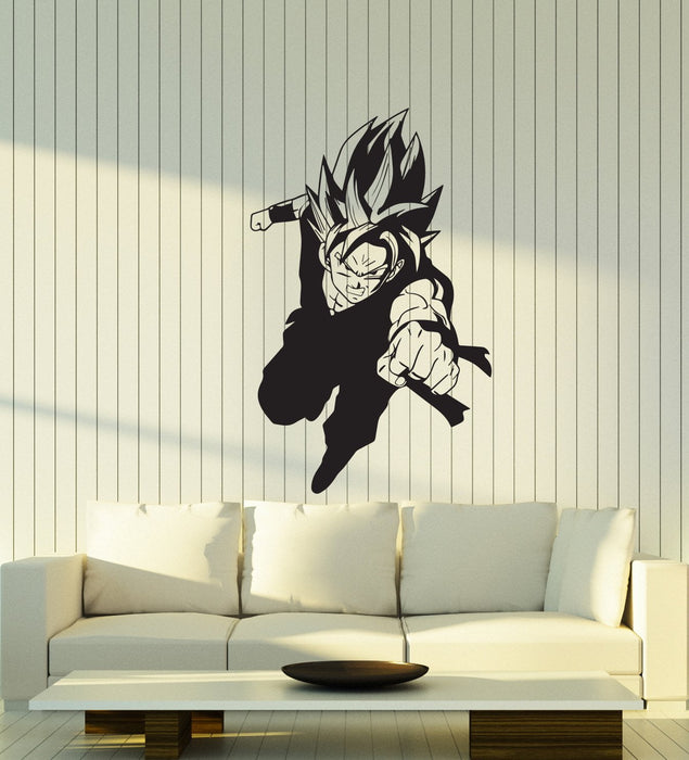 Vinyl Wall Decal Dragon Ball Z Manga Boy Anime Cartoon Room Interior Stickers Mural (ig5727)