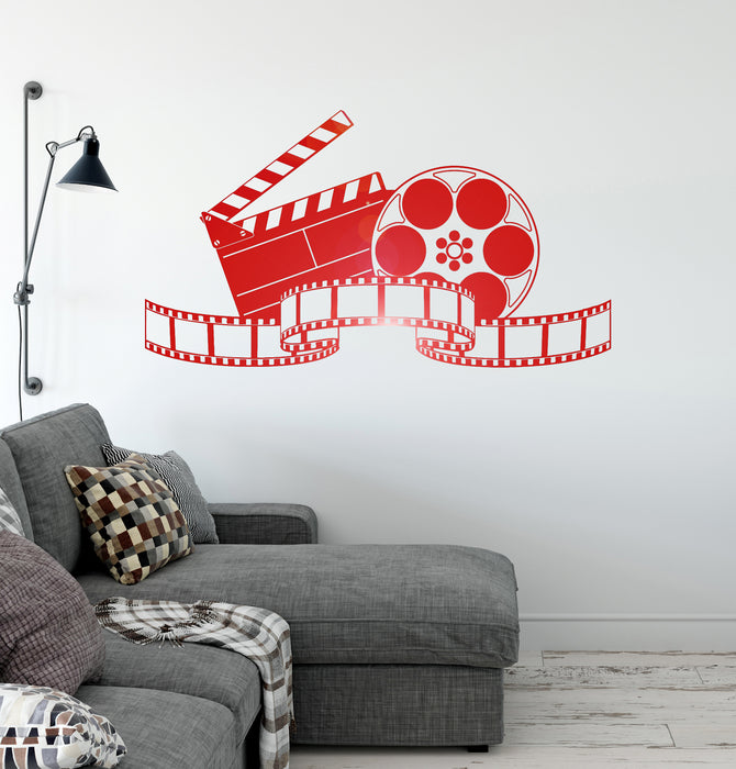 Vinyl Wall Decal Filming Art Cinema Film Movie Stickers Mural Unique Gift (ig4642)