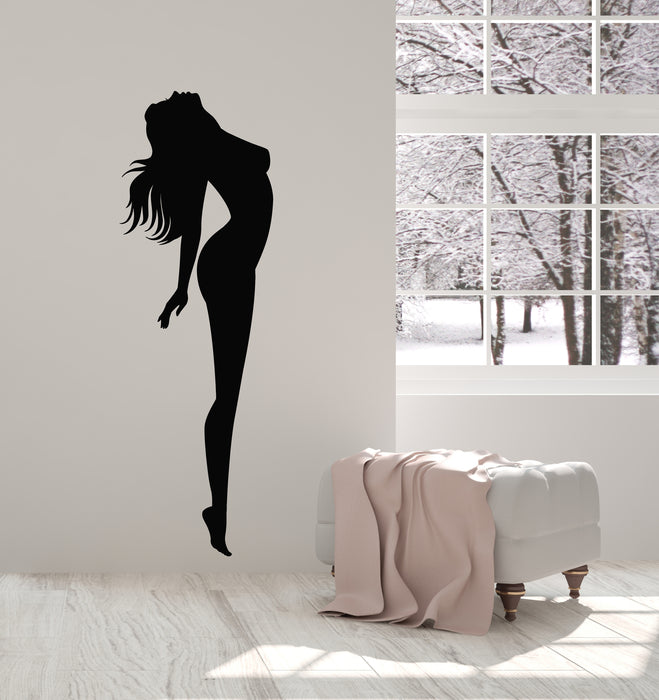 Vinyl Wall Decal Slim Girl Silhouette Sexy Beauty Massage Salon Stickers Mural (g1379)