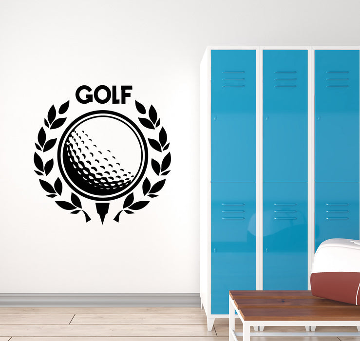 Vinyl Wall Decal Golf Club Sport Hobby Ball Fan Logo Game Stickers Mural (g3657)
