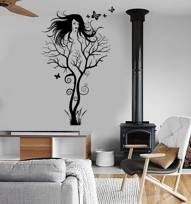 Wall Sticker Vinyl Decal Abstract Hot Sexy Girl Tree Modern Cool Decor Unique Gift (ig1867)