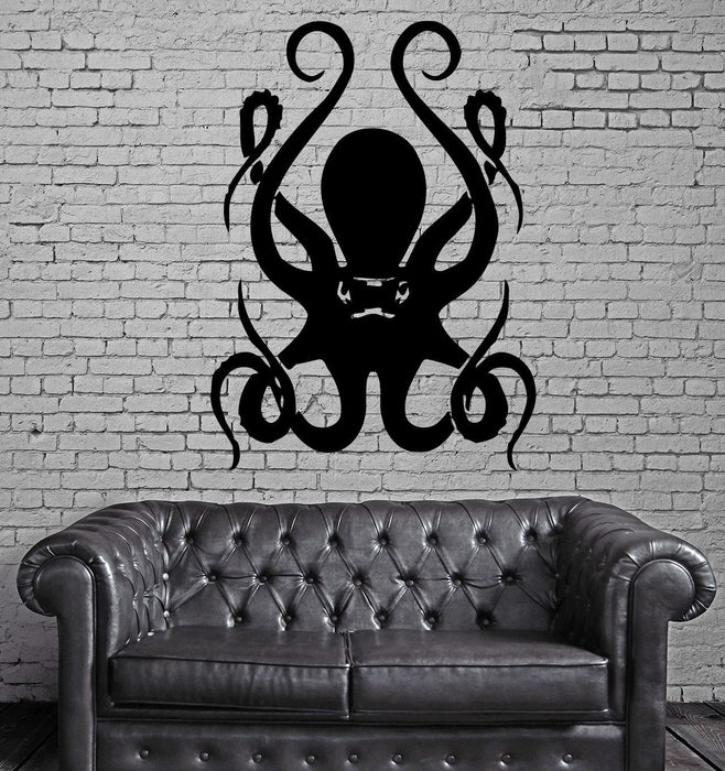 Octopus Ocean Marine Sea Animal DECOR Wall MURAL Vinyl Art Sticker Unique Gift M496