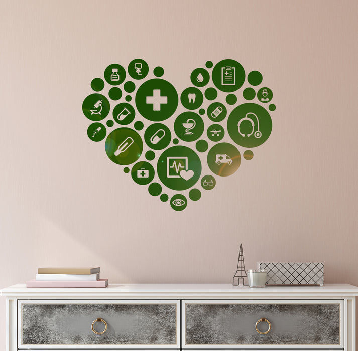 Vinyl Wall Decal Medical Office Health Clinic Hospital Pharmacy Stickers Mural (g2983)