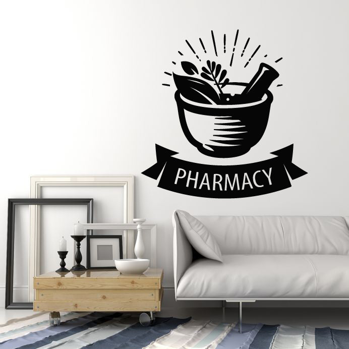 Vinyl Wall Decal Pharmacy Department Medical Office Health Care Stickers Mural (g6707)