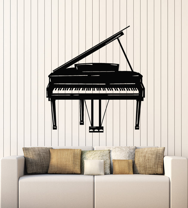 Vinyl Wall Decal Piano Music School Musical Instrument Pianoforte Stickers Mural (g3877)