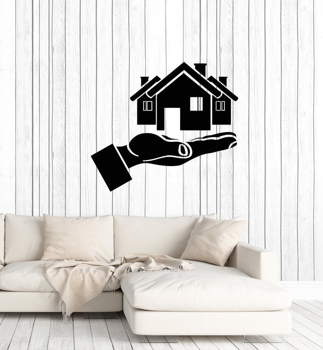 Vinyl Wall Decal Real Estate Agency Property Broker Agent Decor Art Stickers Mural (ig5623)