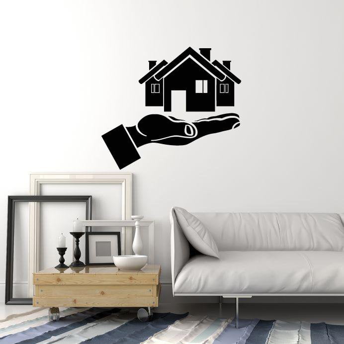 Vinyl Wall Decal Real Estate Agency Property Broker Agent Decor Art Stickers Mural (ig5623)