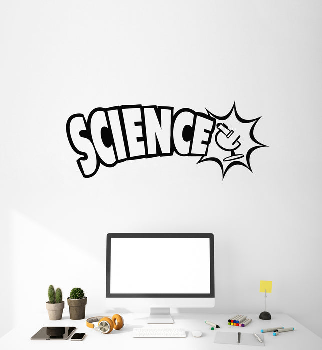 Vinyl Wall Decal Chemistry Science Chemical Lab School Class Room Stickers Mural (g4449)