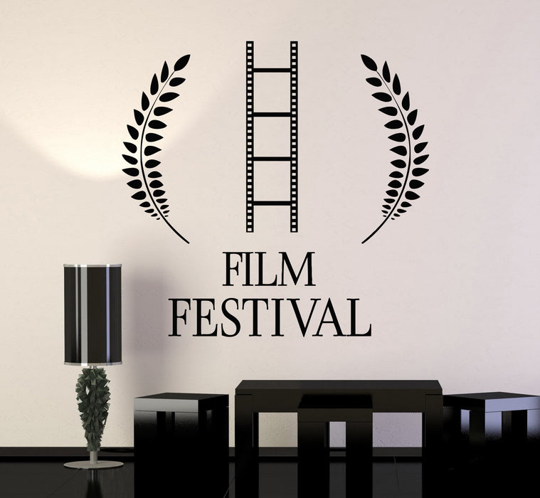 Vinyl Wall Decal Film Festival Cinema Movie Stickers Mural Unique Gift (153ig)