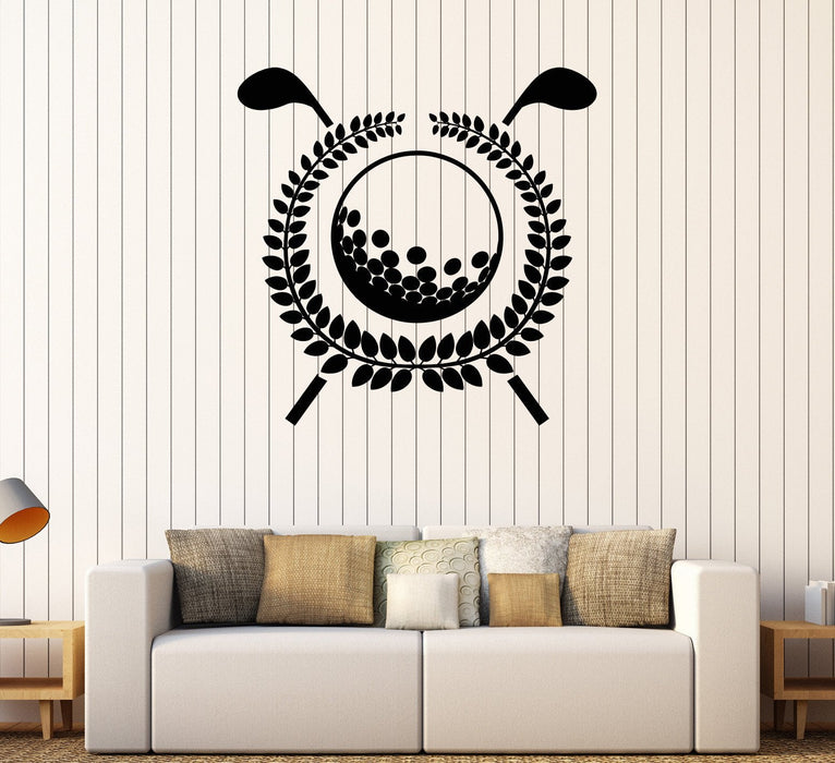 Vinyl Wall Decal Golf Club Player Sports Hobby Stickers Mural Unique Gift (519ig)