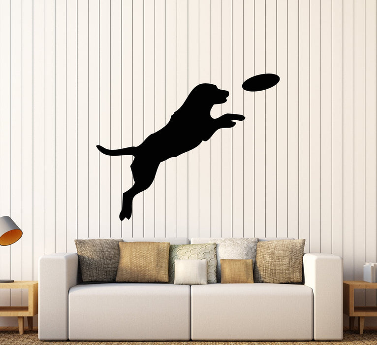 Vinyl Wall Decal Puppy Dog Pet House Animals Game Stickers (2498ig)