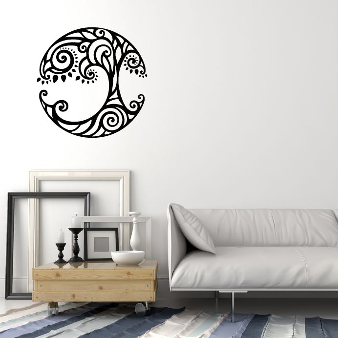 Vinyl Wall Decal Tree Of Life Ornament Nature Celtic Symbol Stickers (3626ig)