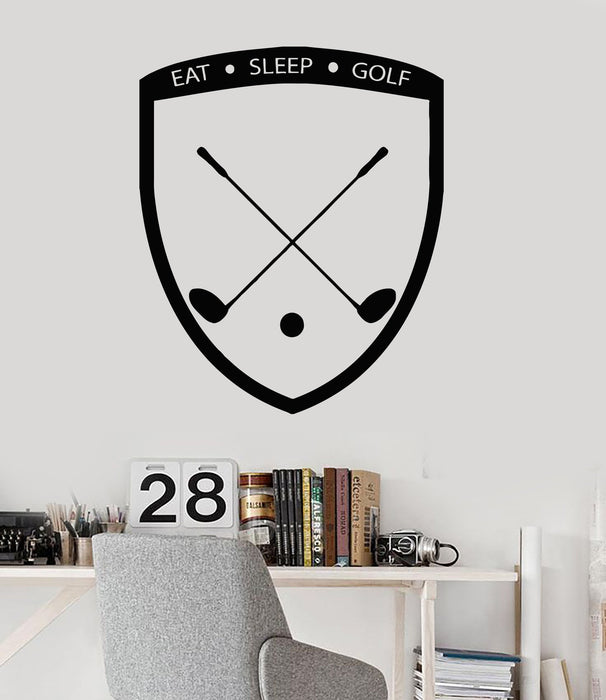 Vinyl Wall Decal Golf Course Sports Golfing Garage Decor Sticker Unique Gift (ig3141)