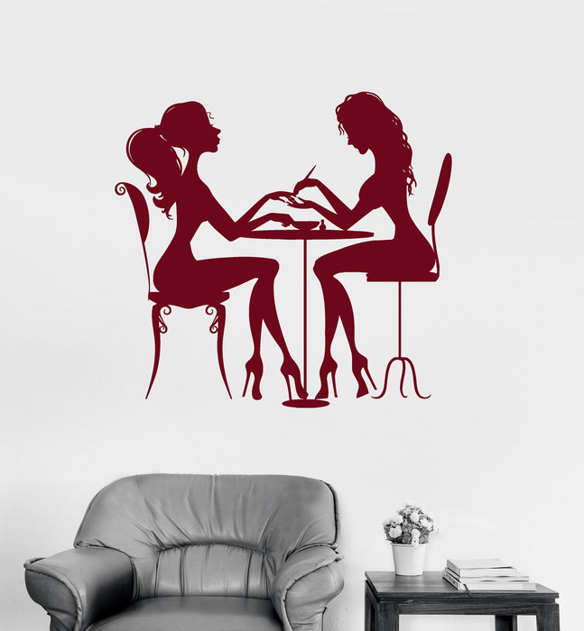 Vinyl Wall Decal Beauty Salon Nail Hair Spa for Woman Girl Stickers Unique Gift (ig3123)