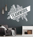 teamwork office wall stickers