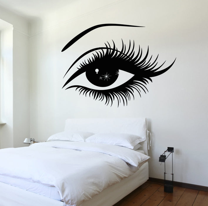 Vinyl Decal Wall Decal Woman's Eyes Sexy Girl Bedroom Sticker Unique Gift (z3223)