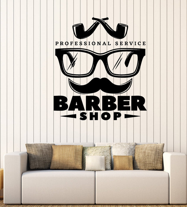 Wall Vinyl Decal Funny Signboard Barbershop Professional Stylist Decor Unique Gift z4812
