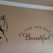 Wallstickers4you decals - customer used to decorate home gym!