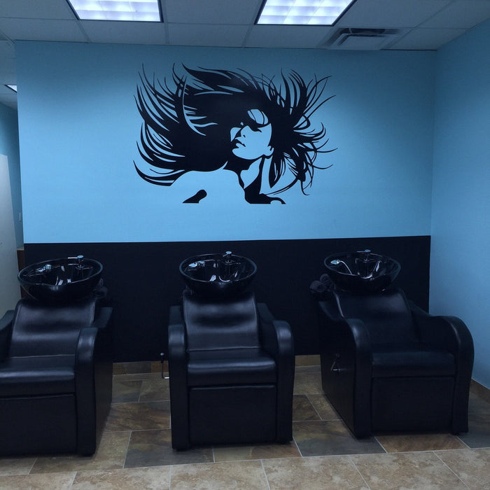 Check out how great this hair salon decal turned out!