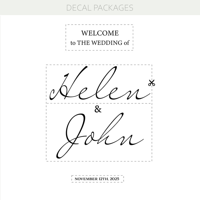 Персонализированная наклейка на дверь магазина с названием компании – индивидуальный логотип и вывеска магазина w023