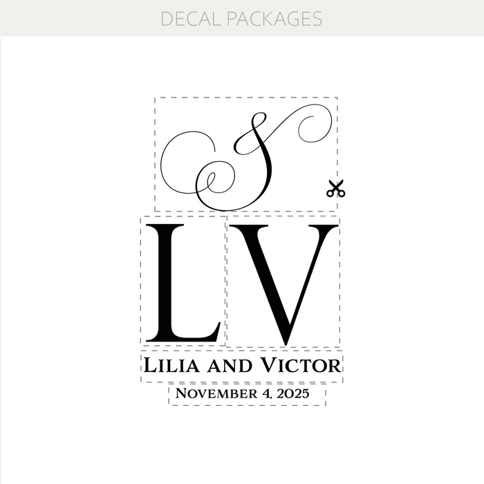 Приветственный свадебный входной декор персонализированная наклейка – индивидуальные имена, дата и место виниловая наклейка w64