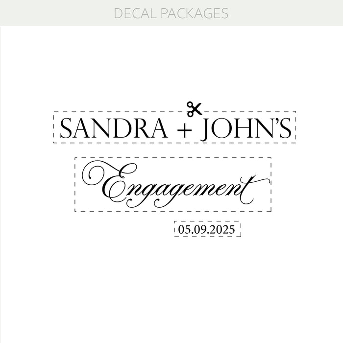 Персонализированная наклейка с именем «С днем ​​рождения» – индивидуальная виниловая наклейка для декора вечеринки, стола для торта и фонов w019