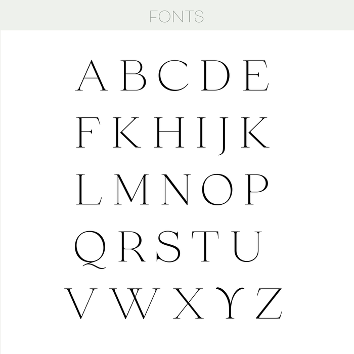 alphabet fonts for monograms