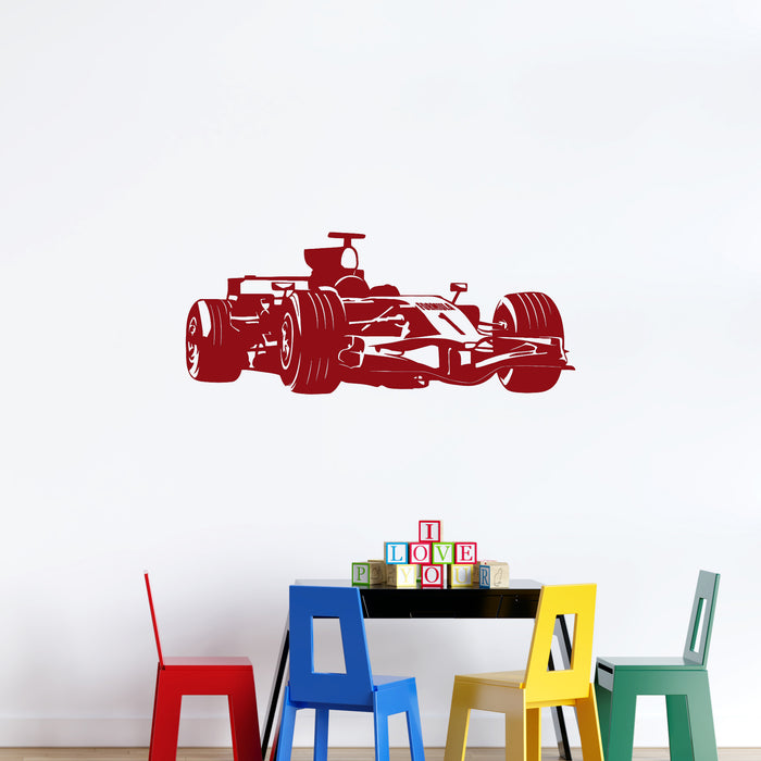 Vinyl Wall Decal Open-wheel Car  Race Garage Decor Children's Room Boy Bedroom Stickers Unique Gift (118ig)