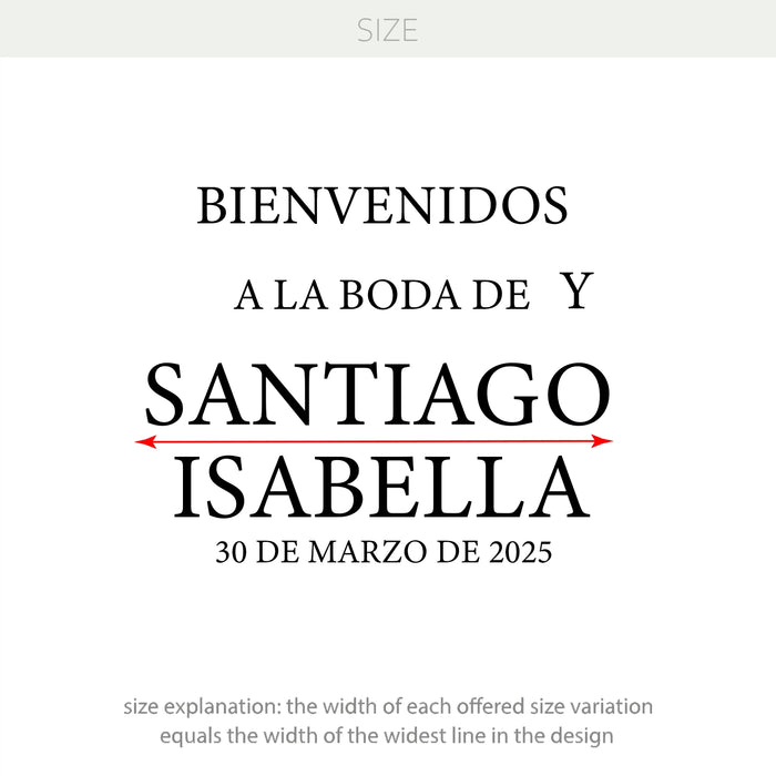 Добро пожаловать на персонализированную свадебную виниловую наклейку – индивидуальную монограмму жениха и невесты с датой торжества w040