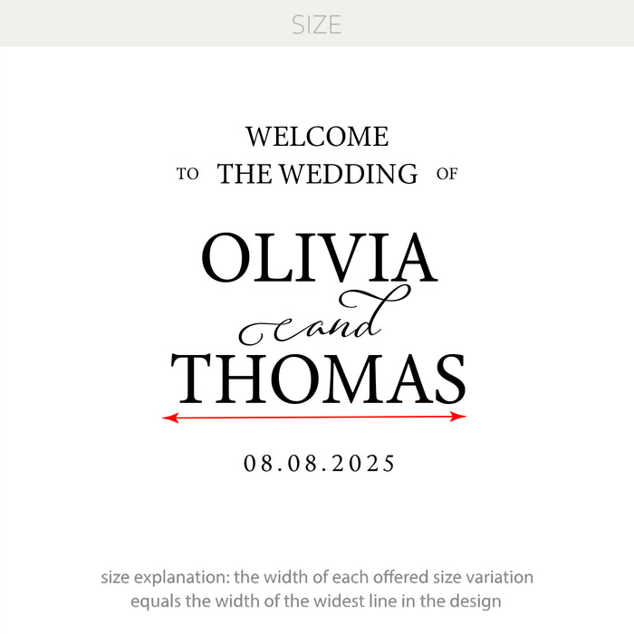 Персонализированная наклейка Here's to Forever – индивидуальная виниловая наклейка с именами и датой для декора свадьбы и годовщины w015