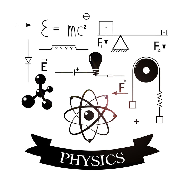 Physics Wall Vinyl Decal School Classroom Science For Students Laboratory Decor (4495ig)