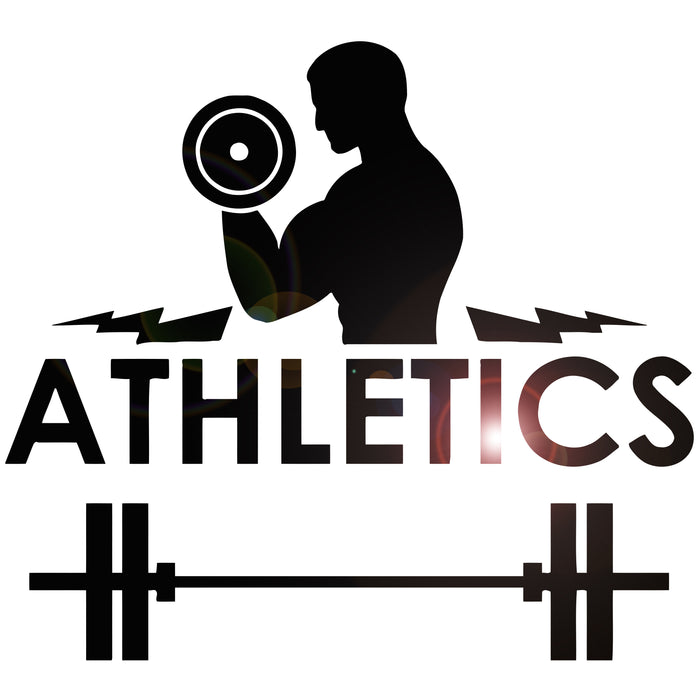 Vinyl Wall Decal Athletics Sports Fitness Motivation Gym Stickers Mural Unique Gift (ig3256)